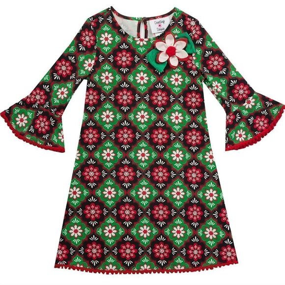 Counting Daisies Holiday Tunic Dress - Picture 1 of 7
